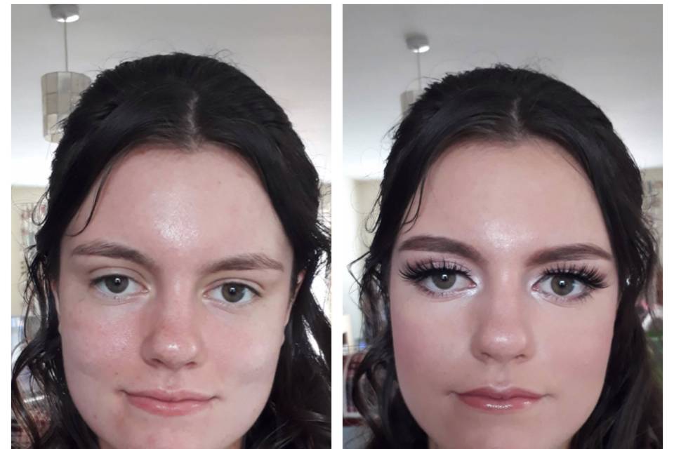 Prom makeup