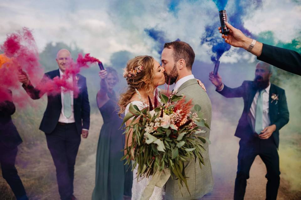 Smoke bombs photos