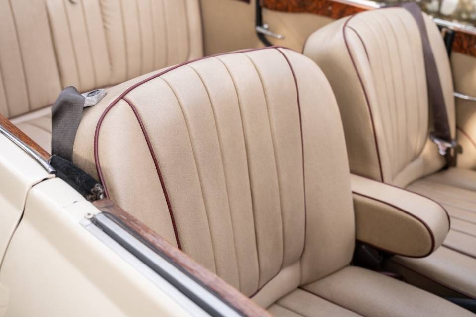 Cream leather interior