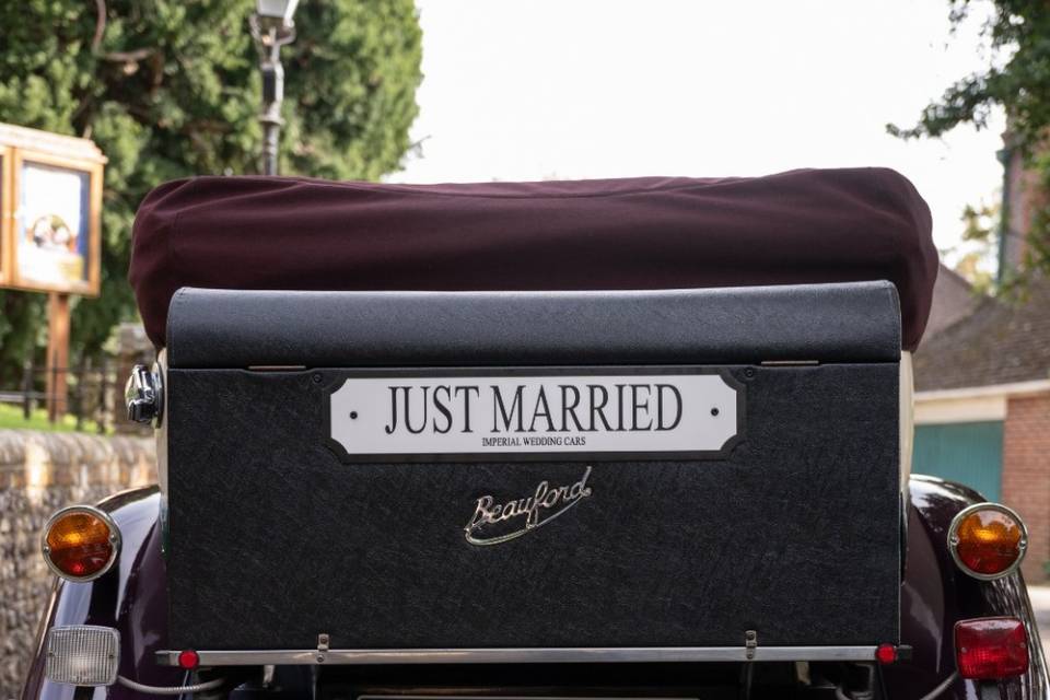 Personalised wedding plaque