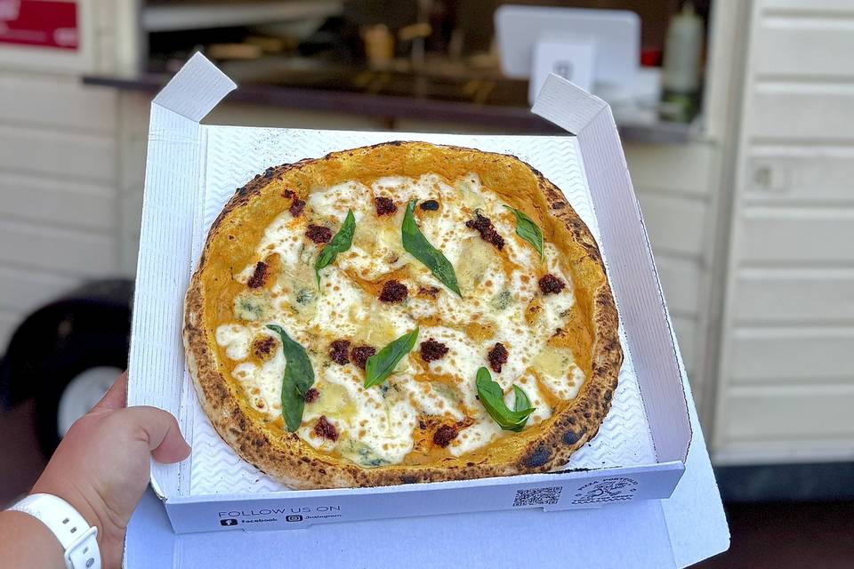 Butternut squash, Nduja & Blue