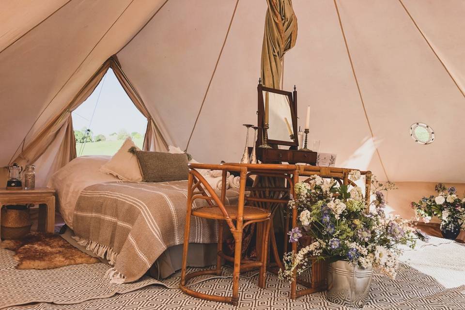 Fonthill bell tent hire