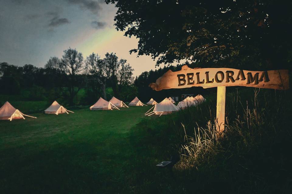 Gloucestershire bell tent hire