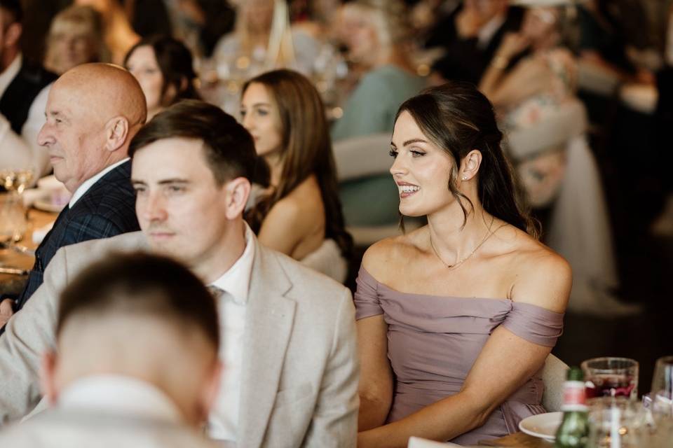 Bridesmaid glam