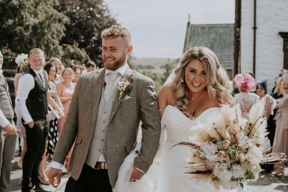 The happy couple
