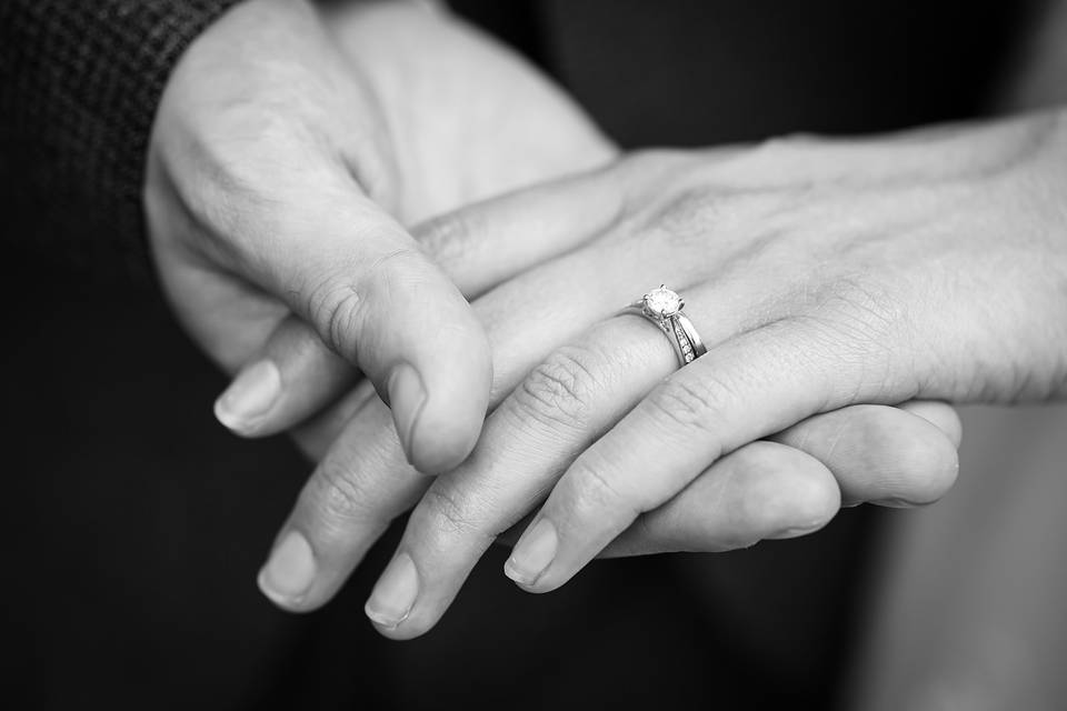 Wedding Details B/W
