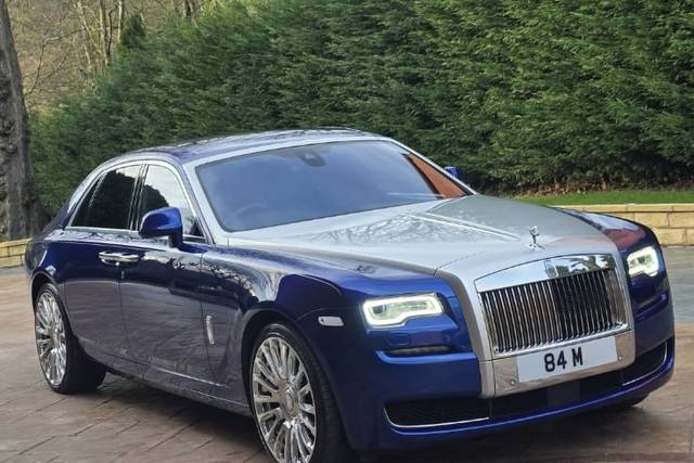 Royal Blue Rolls Royce Ghost