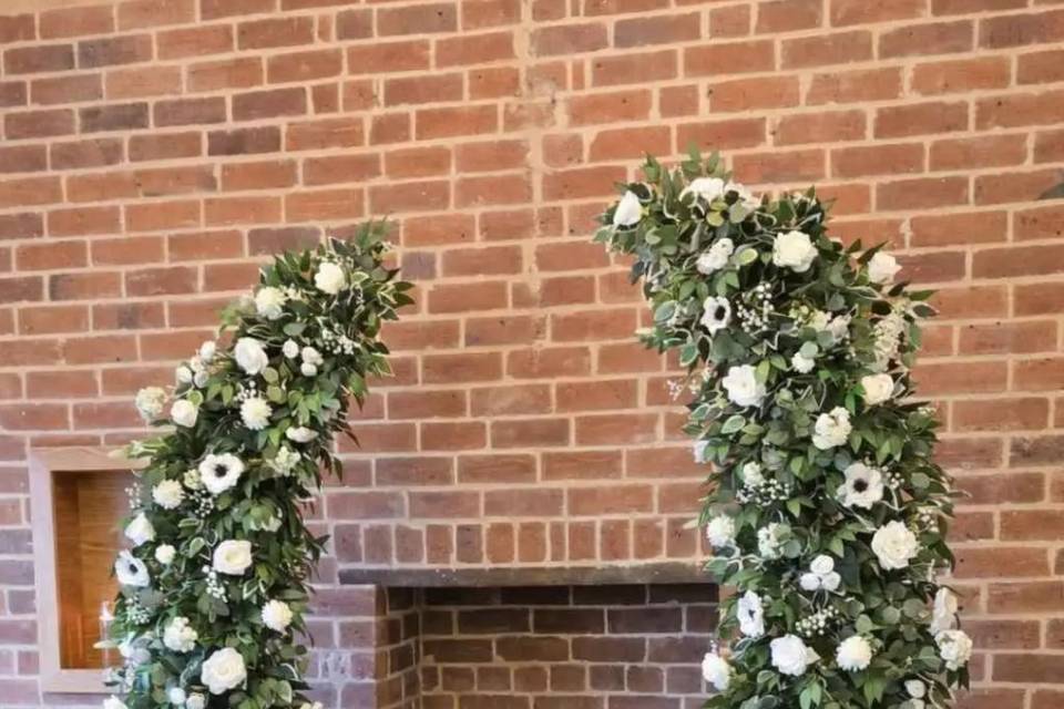 Broken Floral Arch