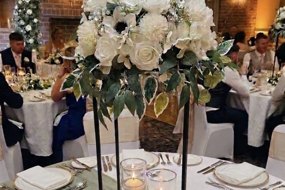 Centre peice and candle combo