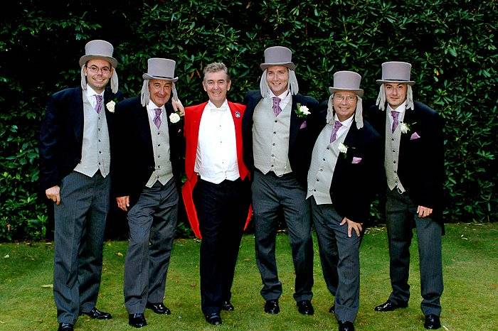 Glen with the wedding party