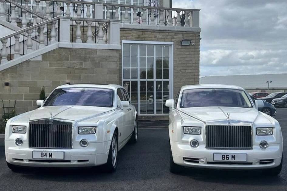 White Rolls Royce Phantom