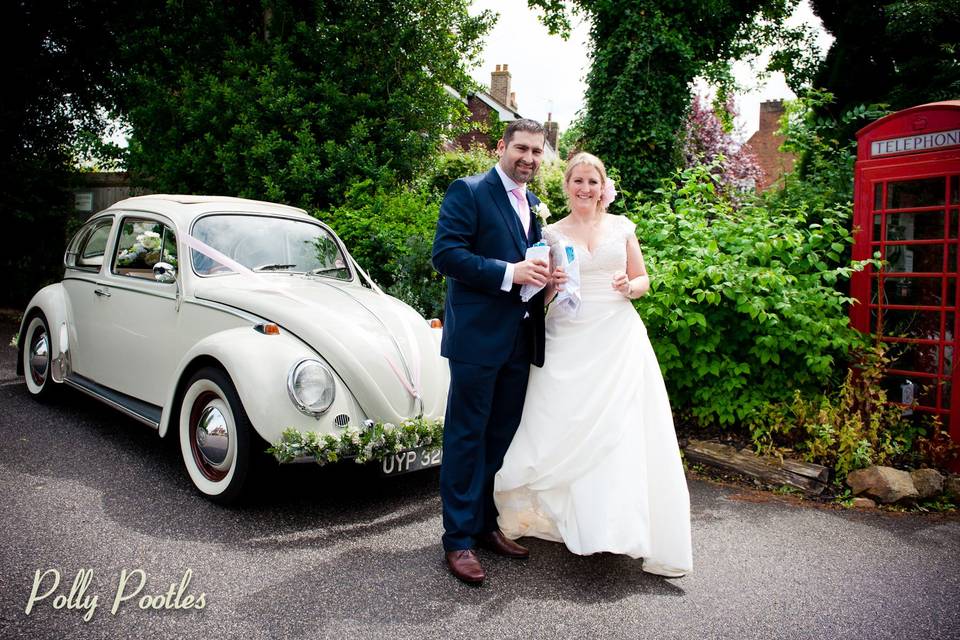 Beetle wedding car