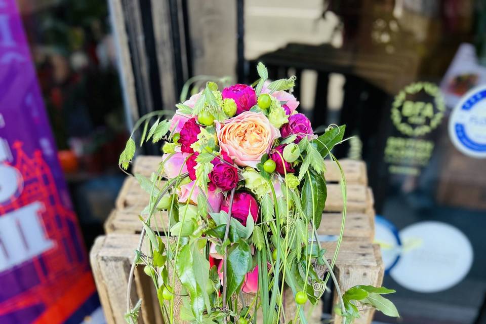 Modern shower bouquet