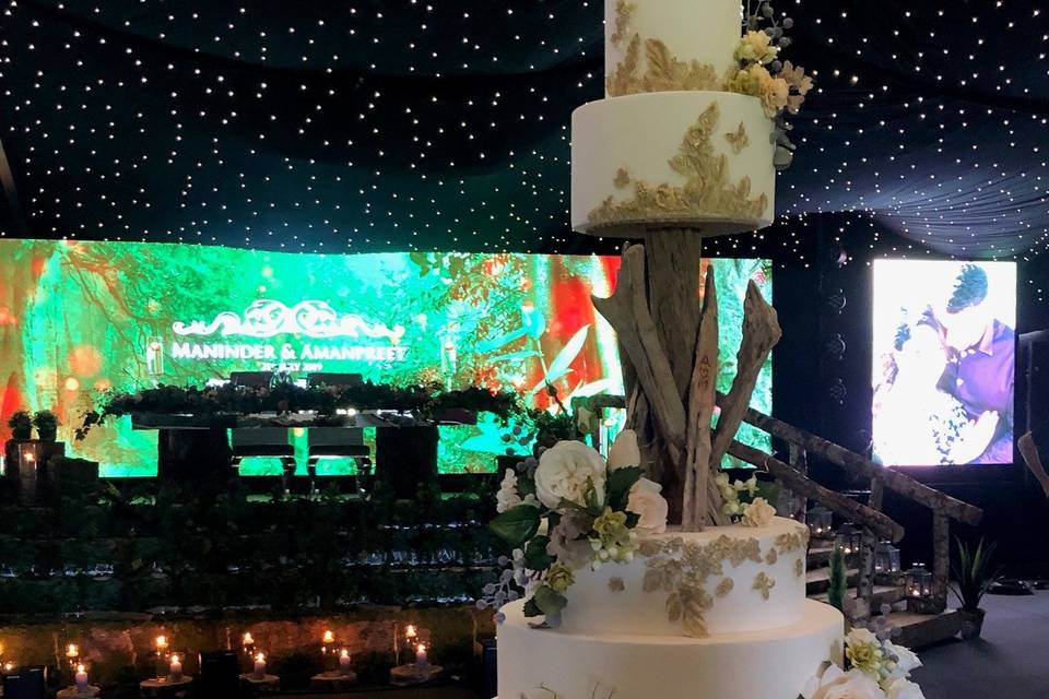 Cake table and stage