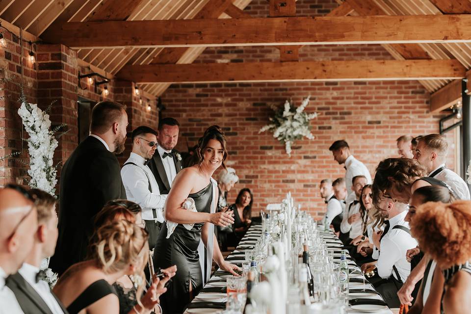 Reception in The Cart Shed