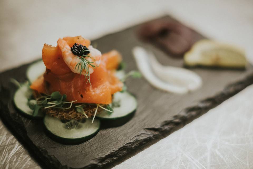 Smoked Salmon Starter