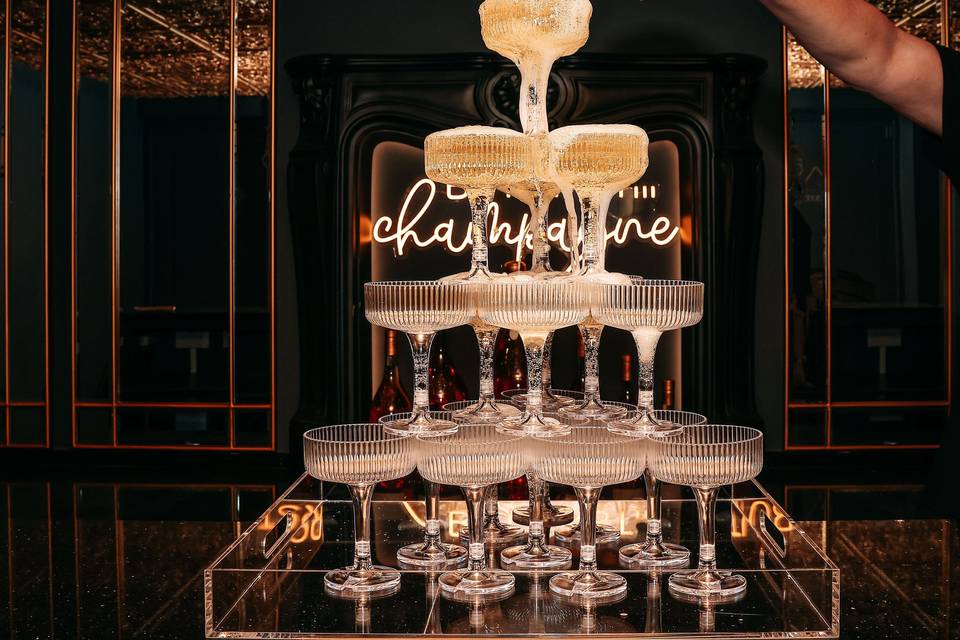 Champagne Tower