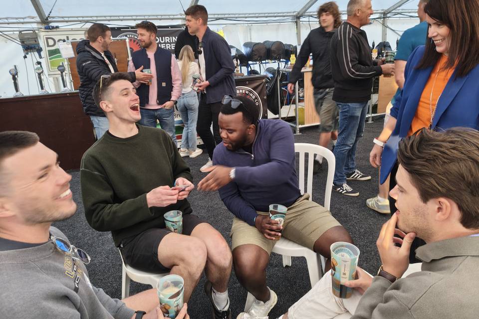 A beer festival