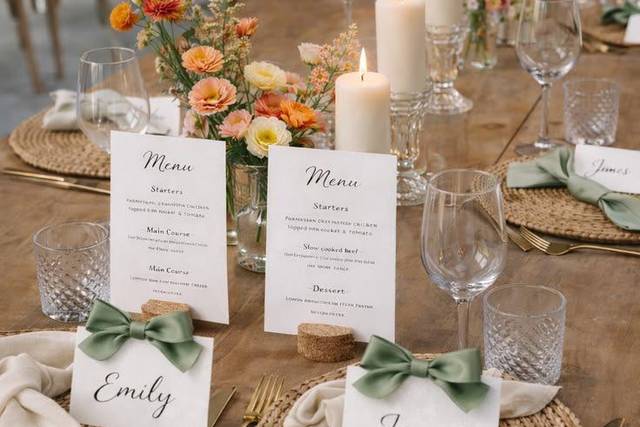 Wedding Table Styling.