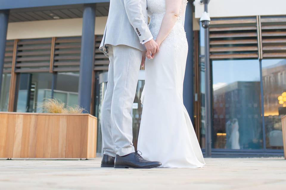 Wedding Couple Outdoor Image