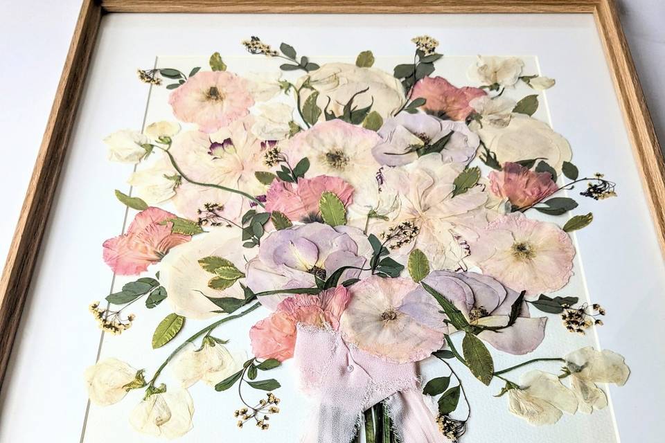 Wedding bouquet recreation