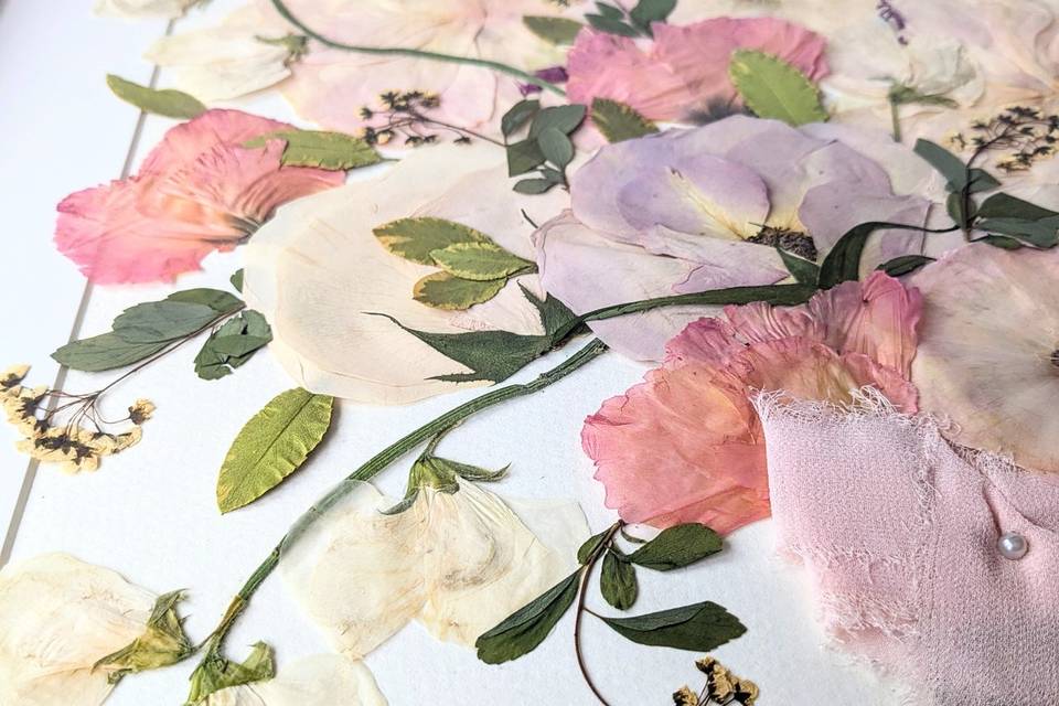 Wedding bouquet recreation