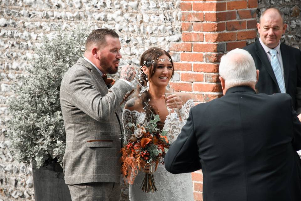 Bride and groom