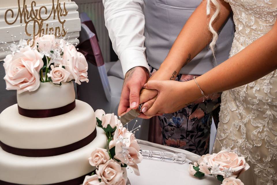 Cutting of the cake