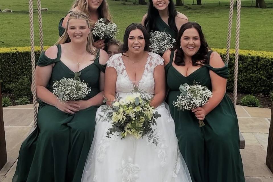 Katie & her Bridesmaids