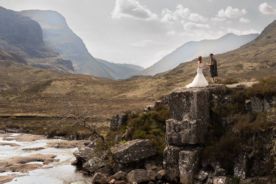 Elopement in glencoe