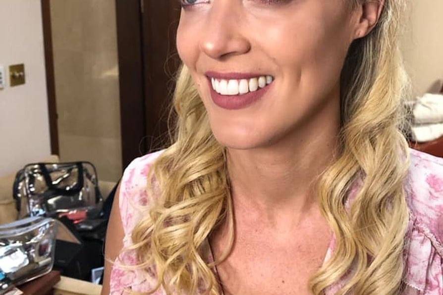 Full glam makeup