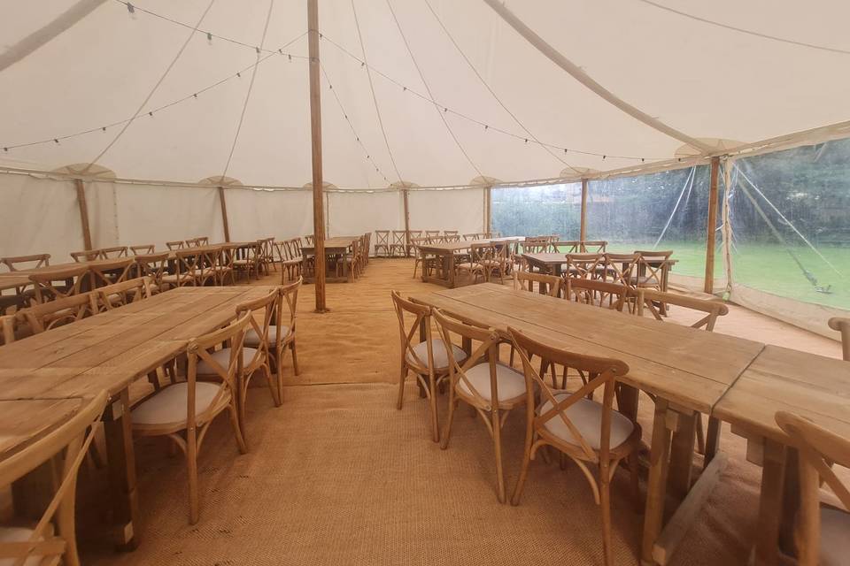 18' & 14' Party Yurts