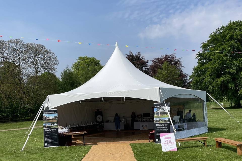 Hex Marquee Wedding Fair