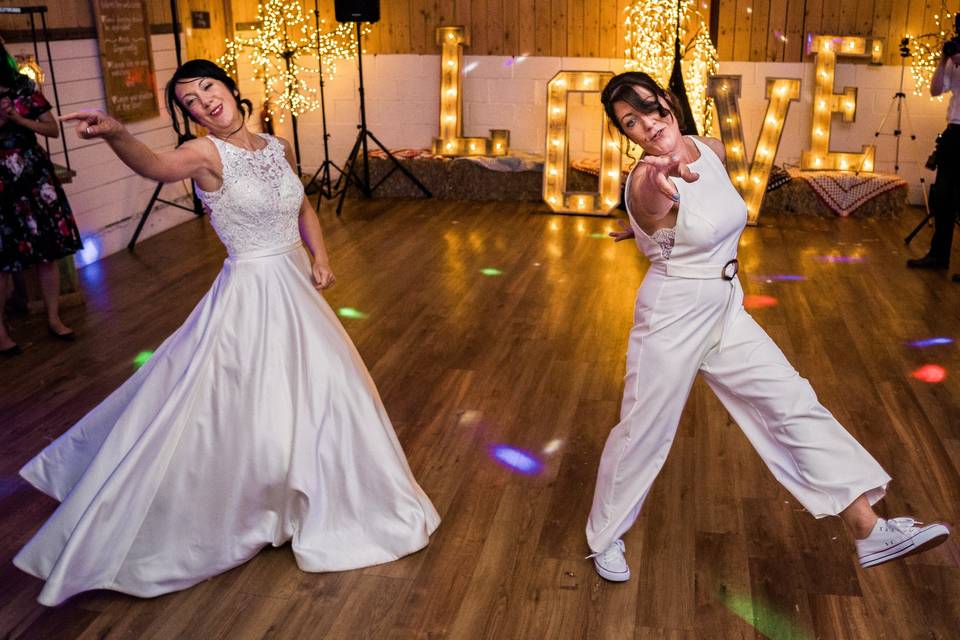 Playful first dance