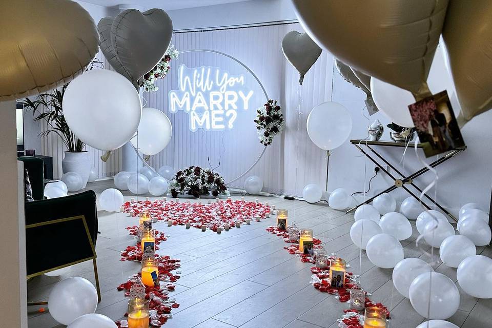 Engagement Balloon Decorations