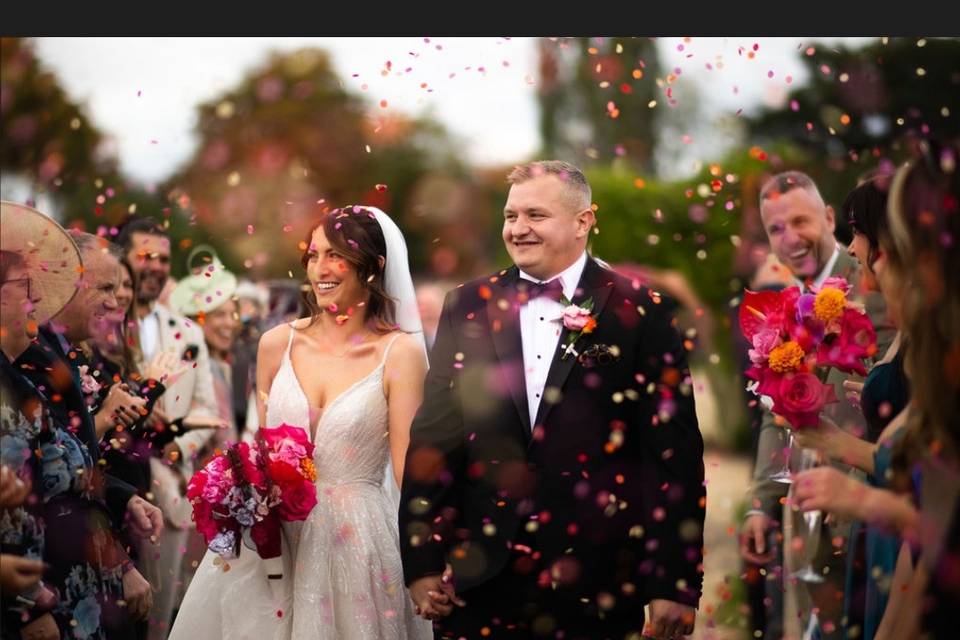 Chelsea + Joe Confetti