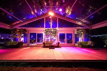 Internal glass doors & roof