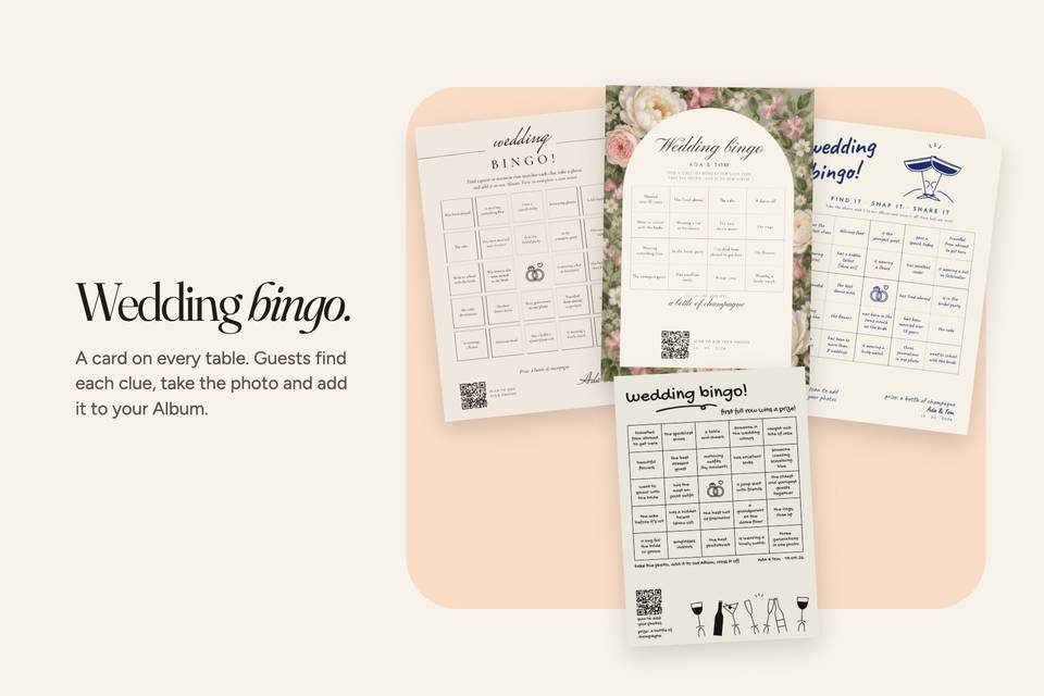 Wedding bingo
