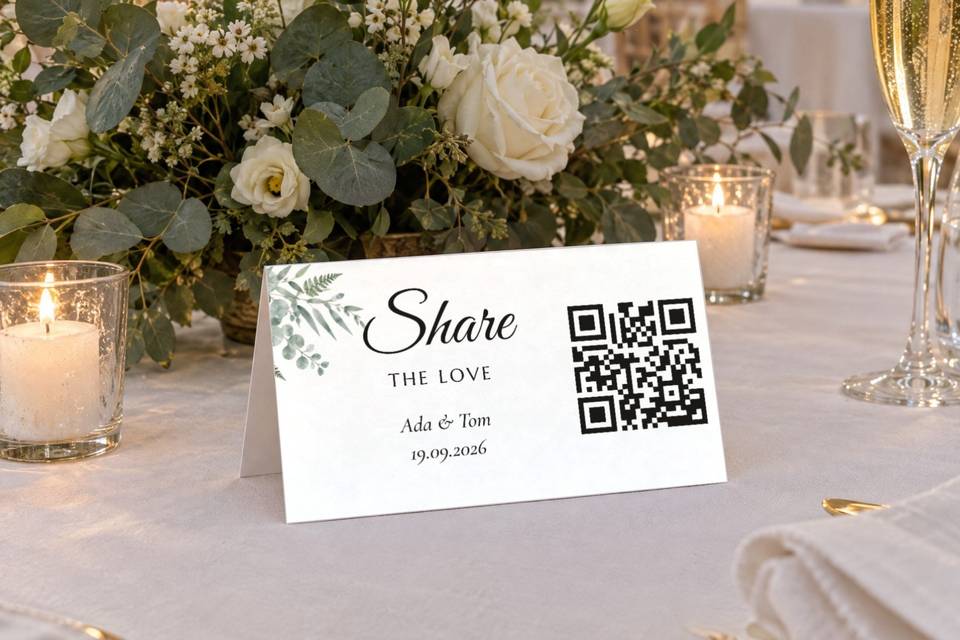 Table card example