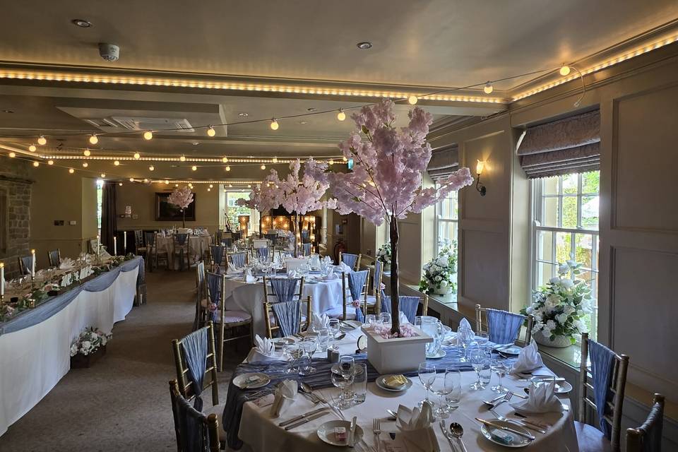 Wedding breakfast decor