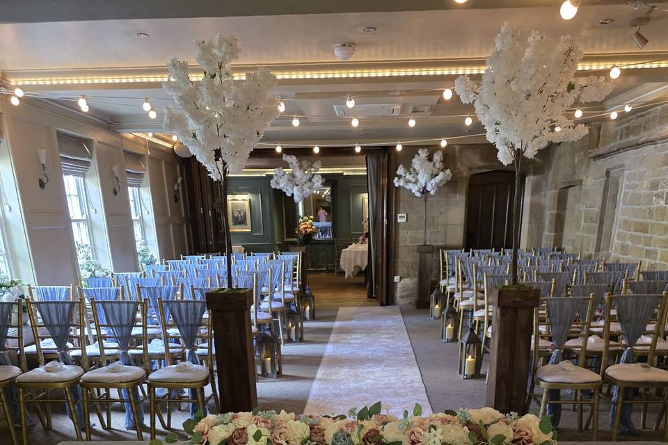 Wedding ceremony decor