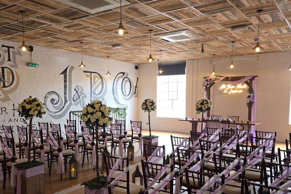 Ceremony wedding decor