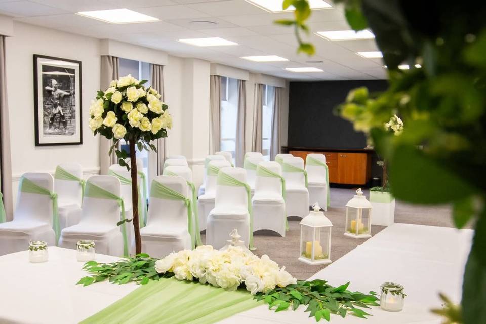Venue styling and decor