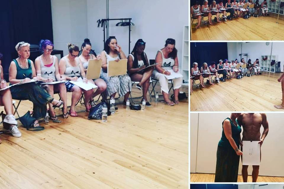 Life drawing group