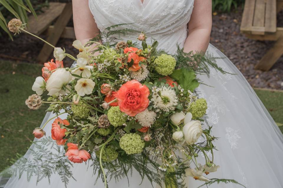 Bride in natural glam