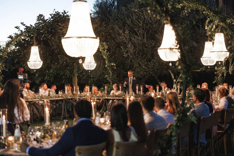Pool park dinner