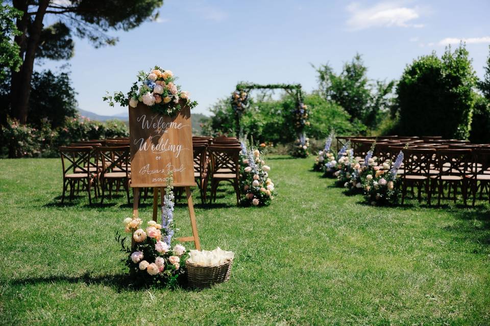 Ceremony with a view
