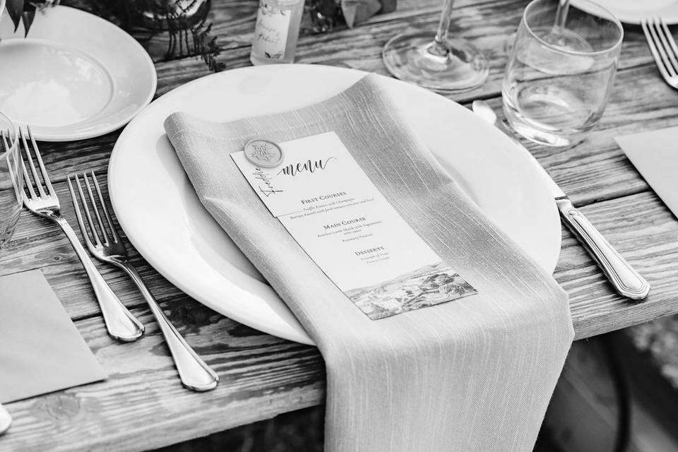 Table set up