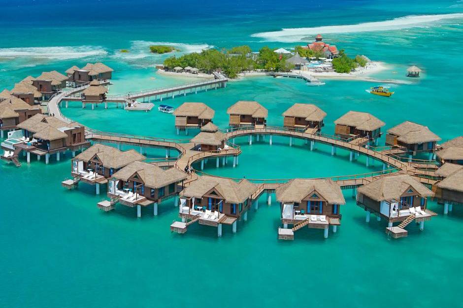 Over the water bungalows