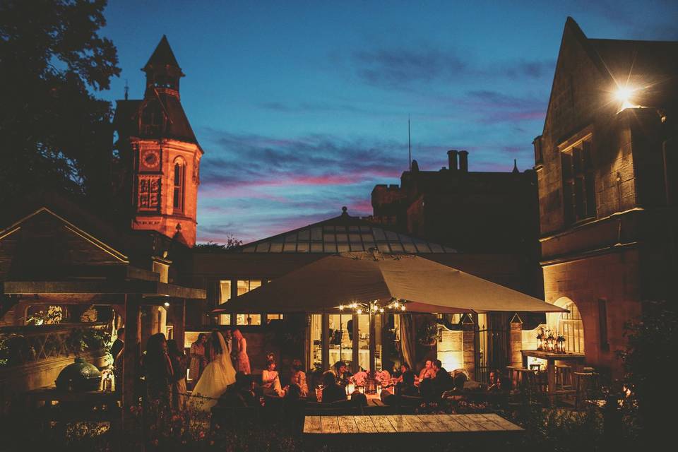 Courtyard terrace